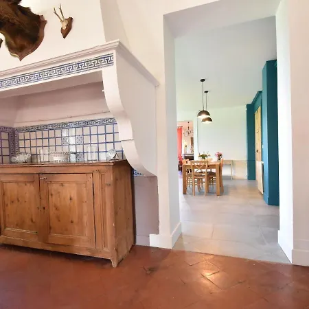 Castle With Terrace In Holiday home *